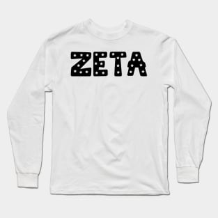 Zeta Star Letters Long Sleeve T-Shirt